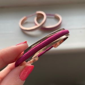 Hair tie bangle bundle